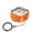 Orange, variant on Dteck Secure Lock for Samsung Galaxy Buds 4 Pro Case / Buds 4 Case Clear, Shockproof Hybrid PC + TPU Skin with Carabiner,Black