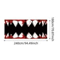 thumbnail image 2 of Halloween Theme Fabric Logo Poster Banner Background Hanging Pumpkin Bat Moon For Halloween Background Party Decoration Flag Pole Set for Collapsible Flag Pole Portable for Telescoping Flag Poles 30, 2 of 3