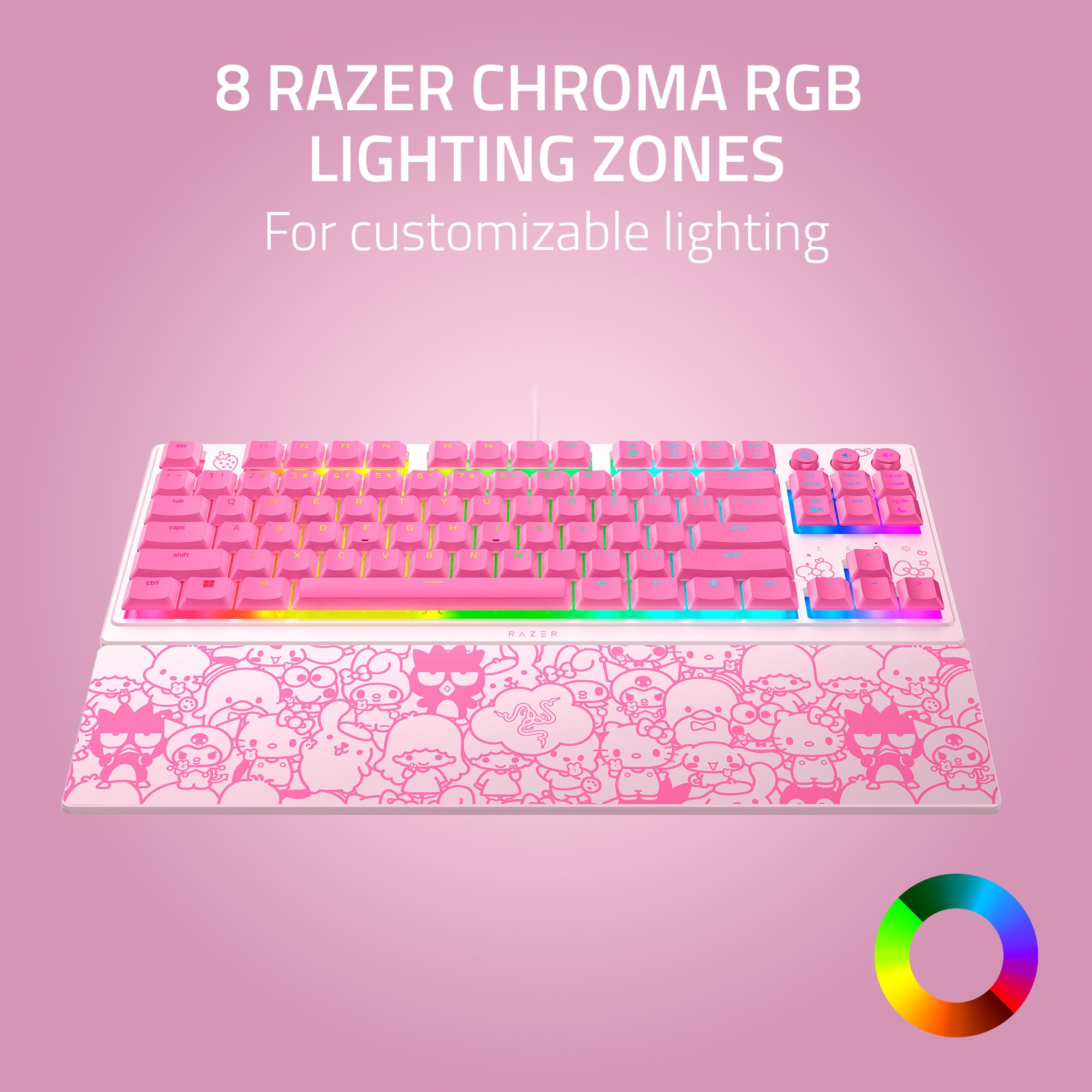 Razer Ornata V3 TKL Hello Kitty Edition Gaming Keyboard photo 7