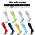 thumbnail image 3 of Over The Knee Breathable Child Football Socks Soccer Socks Sport Socks Anti-slip RED&WHITE, 3 of 8