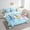 Blue, variant on Erosebridal Colorful Guitar Bedding Queen Size, Black Bed Set, Cartoon Rainbow Butterfly Reversible Bedding Sets Queen Size, Microfiber Room Decoration, 7pcs