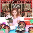 thumbnail image 6 of Party Supplies SmackDown Plates Decorations Wrestling Birthday Cake Topper Banner Decor Backdrop Balloons, 6 of 8
