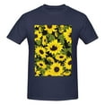 thumbnail image 4 of Bingfone Sunflowers In Vintage Men'S Loose Fit Short-Sleeve Pocket T-Shirt, 4 of 7