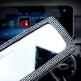 thumbnail image 1 of Espejo retrovisor para coche con brillantes diamantes de imitación, espejo retrovisor de cristal para coche, accesorios interiores para coche, 1 of 8