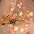 thumbnail image 2 of Guirnalda de luces LED con forma de rosa, linterna de espuma con forma de flor, para propuesta de San Valentín, para niña, con forma de corazón, para habitación, decorativa, 2 of 5