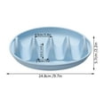 thumbnail image 2 of Innovative Silicone Divided Plate for Kids Non-Slip, Microwave & Dishwasher Safe, BPA-Free, Blue, 2 of 4