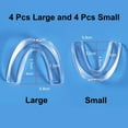 thumbnail image 3 of Kidsjoy Moldable Mouth Guards for Nighttime Teeth Grinding, 2 Sizes Dental Guards for Clenching Teeth at Night for Adults and Kids, 8 Pcs, 3 of 7