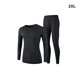 thumbnail image 2 of Jumpingount Conjunto de ropa interior térmica de estilo informal para hombre, Tops cálidos de cuello redondo, Kit de pantalones, ropa de fondo, Ropa interior Negro 2XL, 2 of 6