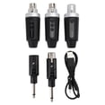 thumbnail image 2 of Adaptador de micrófono inalámbrico, receptor de transmisor de micrófono inalámbrico tipo c xlr anti interferencia 7 HORAS TIPLA DE BATERÍA Y JUEGO PARA MEDIDORES, 2 of 7