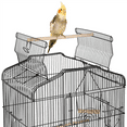 thumbnail image 4 of Yaheetech 41'' H Open Top Metal Bird Cage with Four Feeders, Black, 4 of 11