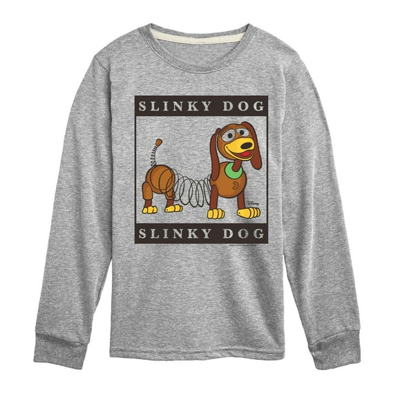 Disney's Toy Story - Type Block Slinky - Toddler & Youth Long Sleeve Graphic T-Shirt