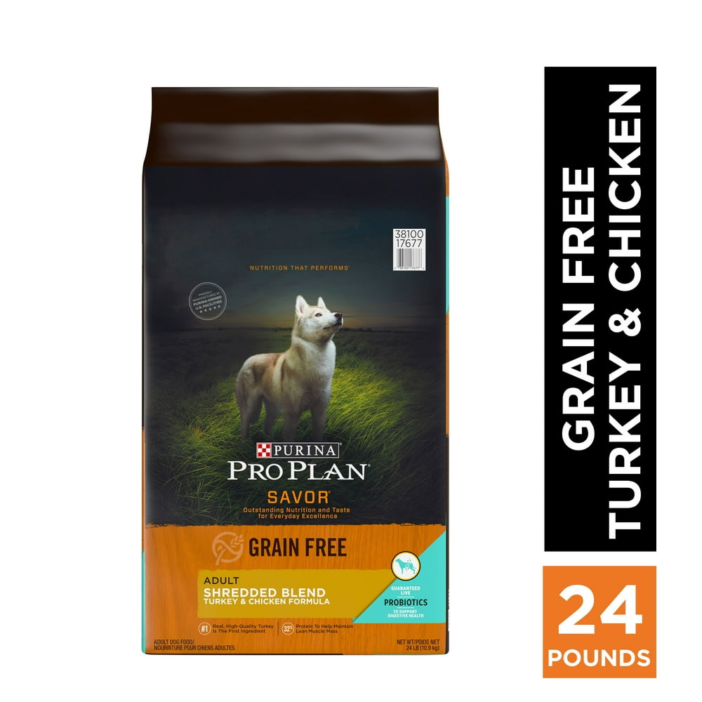 Purina Pro Plan With Probiotics, Grain Free, High Protein Dry Dog Food