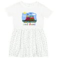 thumbnail image 3 of Inktastic I Love Trains Girls Toddler Dress, 3 of 5