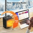 thumbnail image 3 of Space Heater Chikit de cerámica portátil de 1500 W para uso en interiores, 3 of 7
