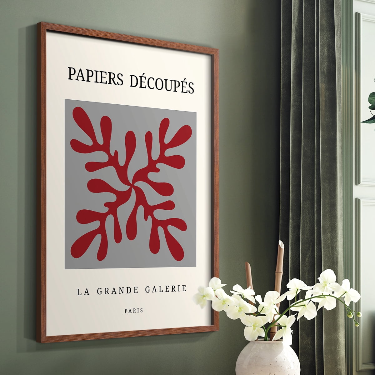 Matisse CD in Brown Solid Wood 11 x 14 Framed Print