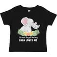 thumbnail image 3 of Inktastic I'll Never Forget That My Papa Loves Me with Cute Elephants Boys or Girls Toddler T-Shirt, 3 of 5