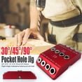 thumbnail image 6 of Angled Drill Guide Jig 4 Size Drill Jig for Angled 30 45 90 Holes Drill Guide Jig for Railing Deck Wood Post Portable, 6 of 6