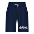 thumbnail image 4 of Mens Casual Shorts Lace-Up Elástico Cintura Bolsillo Ejercicio Fitness Hogar Pantalones de Media Longitud para Diario, 4 of 4