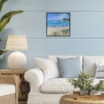 thumbnail image 3 of Stupell Industries Tropical Summer Sorrento Beachgoers Black Framed Giclee Art, 12 x 12, by Craig Trewin Penny, 3 of 8