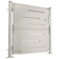 thumbnail image 2 of vidaXL Garden Gate 39.4"x39.4" Stainless Steel, 2 of 6
