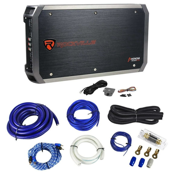 Rockville RXH-F5 3200 Watt/800w CEA RMS 5 Channel Car Stereo Amplifier Amp Kit