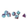 thumbnail image 4 of Dados Juego De Dados De Resina Poliédrica De 7 Piezas Números Claros Juegos De Rol Exquisito Regalo Coleccionable Para Familiares Y Amigos, 4 of 7