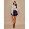 thumbnail image 3 of WQD Women’s High Waist Skort with Built-in Shorts Flowy Pleated Skirt Shorts for Casual Wear Travel Walking and Summer Outfits, 3 of 5