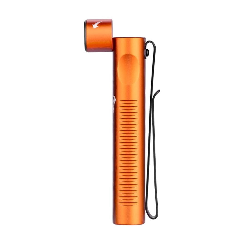 Olight Arkflex Orange Skeleton Adjustable Right Angle Flashlight