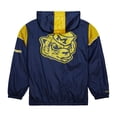 thumbnail image 3 of Men's Mitchell & Ness Navy Michigan Wolverines Anorak Vintage Logo Half-Zip Hoodie Jacket, 3 of 6