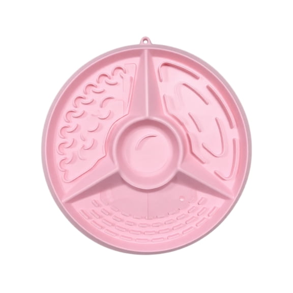 Pet Feeding Mat Slow Feeder Dog Sculpted Piece Silicone Lick Mat for Dogs for Puppy and Adult Dogs, Calming Enrichment Gift, Durable Waterproof Silicone Slow Feeder for Dogs, 1