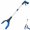 Blue, variant on Grabber Reacher Tool - 32” Extra Long Foldable Gripper and Reaching Tool - Heavy Duty Pick Up Stick Grabbers for Trash & General Item Retrieval