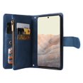 thumbnail image 6 of Pixel 8 Pro Wallet Case, Allytech PU Leather Cards Holder Back Cover Stand Magnetic Closure Folio Flip Shoulder Lanyard Hand Wrist Wallet Case Cover for Google Pixel 8 Pro - Blue, 6 of 12