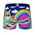 thumbnail image 3 of CRAZYBOXER Meme Culture Cat Piano Men's Boxer Briefs, 3 of 3
