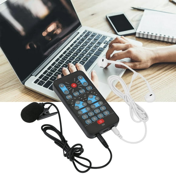 Ccdes Portable Voice Changer Sound Card For Cell Phone Computer Live Recording