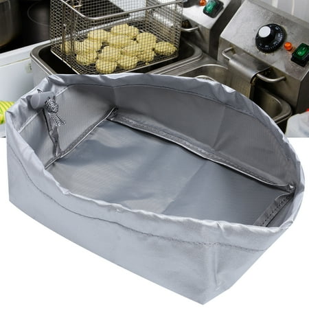 

Dust Cover Durable Easy Fryer Cover For Frying Machine Fryer Home Silver