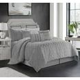 thumbnail image 1 of Safdie & Co. Comforter Set 7PC K Marysa Grey, 1 of 3