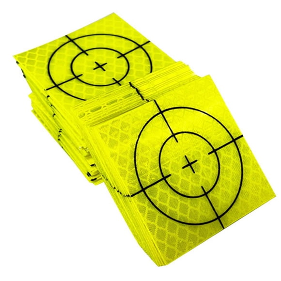 ZheElen 100Pcs Reflective Tape Target Reflector Target Sheets for Tunnel Engineering 4cmx4cm 100 pcs 5cmx5cm