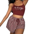 thumbnail image 1 of Pyjamas Assortis pour Femmes Deux Grande Taille Pyjamas Aguichant Pyjamas d'Été Confortables, 1 of 6