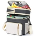 thumbnail image 1 of Lunch Box BAGNN, bolsa térmica expandible, aislante, 16 L, gris, 1 of 9