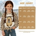 thumbnail image 7 of Garronmavis Capybara Girls Long Sleeve T-Shirts 5-6 Comfortable Leopard Print Crew Neck Soft Casual Tops Warm Long Sleeve Crewneck T-Shirts Tee Tops Fashion Fall Winter Clothes, 7 of 7