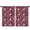 Skull and Flower, variant on Blackout Kids Curtains,Skull and Flower Gothic Pattern Children's Insulated Curtains Set Of 2,Bedroom Essentials,Toddler Room Decor 52"x84"