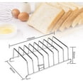 thumbnail image 2 of 2 Pcs Toast Rack - Stainless Steel Toast Holder, 2 of 5