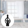thumbnail image 3 of Shisuyan Replacement Finials For Curtain Rods Black 4Pcs 4.72X2.36X2.36In, 3 of 8