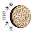 thumbnail image 4 of Naloa Set With Peanut PVC Leather Spare Tire Wheel Cover for Car Truck SUV Camper Trailer Universal Fit many size14 inch, 4 of 6