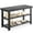 Black, variant on Gianna Shoe Rack Bench, 3-Tier Bamboo Storage Organizer, Black-1