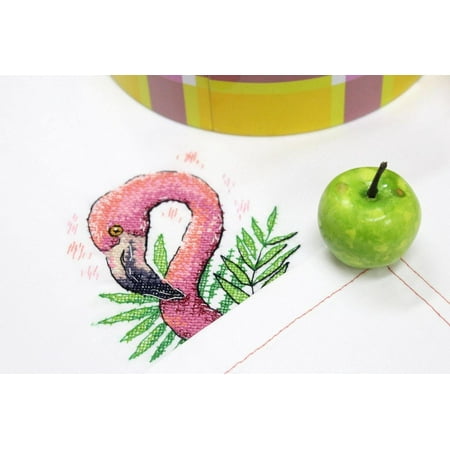 UPC: 4627128732222 | Flamingo Counted Cross Stitch on Clothes Kit SV-248 / SB-248