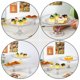 thumbnail image 2 of 1pc Creative Fruit Placa Estilo Europeo Placa de vidrio Bandería Bandeja Postre bandeja de postre, 2 of 8