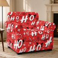 thumbnail image 2 of Bulopur Candy Cane 2Pcs Single Armchair Covers Premium Stretch Christmas Protector Detachable Cushion Covers Snug Fit Bottom Anti-Slip for Living Room Apartment Bedroom Decor, 2 of 8