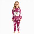 thumbnail image 6 of TOWED22 Kids Halloween Pajamas Pumpkin Ghost Print Cotton Sleepwear Toddler Girls Boys Skeleton Skull Halloween Pjs Sets(Hot Pink,7Y), 6 of 8
