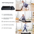 thumbnail image 4 of WalkingPad C2 Under Desk Portable Treadmill Double Folding for Storage with Smart Walk Sensors in Black, 1HP Power Max Speed 3.7 MPH, 4 of 8